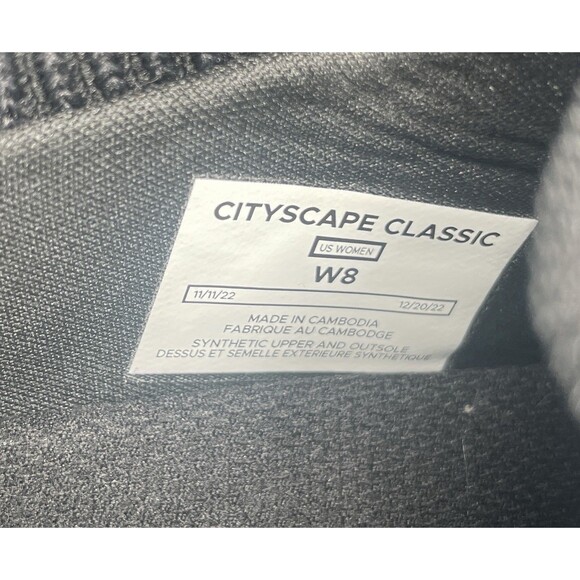 Vessi Women's Cityscape Classic Sneaker Shoes Gray White Size 8 EUC - Picture 7 of 8